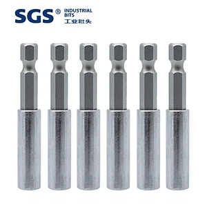 SGS 6.35mm series steel bar nut wrench bit extension rod extension rod 1/4 screwdriver holder torque screwdriver