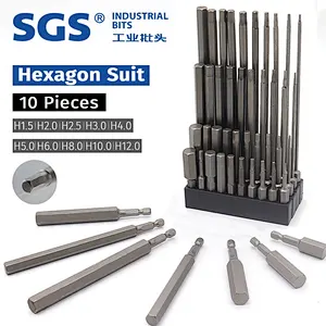 SGS hexagon socket bit set S2 electric screwdriver bit screwdriver bit combination multi-function batch nozzle pneumatic tool