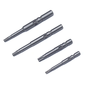 SGS factory direct sale single-head electric 4mm plum blossom bit S2 screwdriver bit beaten high precision magnetic electric bit