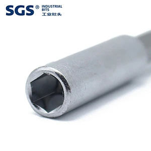 SGS 6.35mm series steel bar nut wrench bit extension rod extension rod 1/4 screwdriver holder torque screwdriver