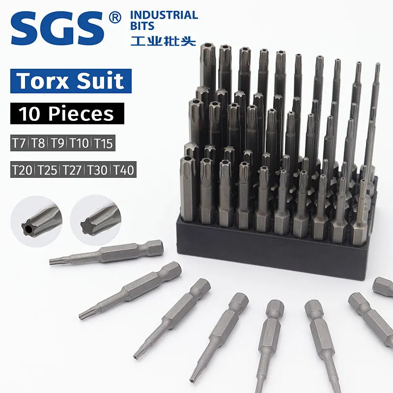SGS Torx Bit Set Multifunctional Screwdriver Combination Hole Screwdriver Bit Screwdriver Bit ohmi Batch Nozzle S2