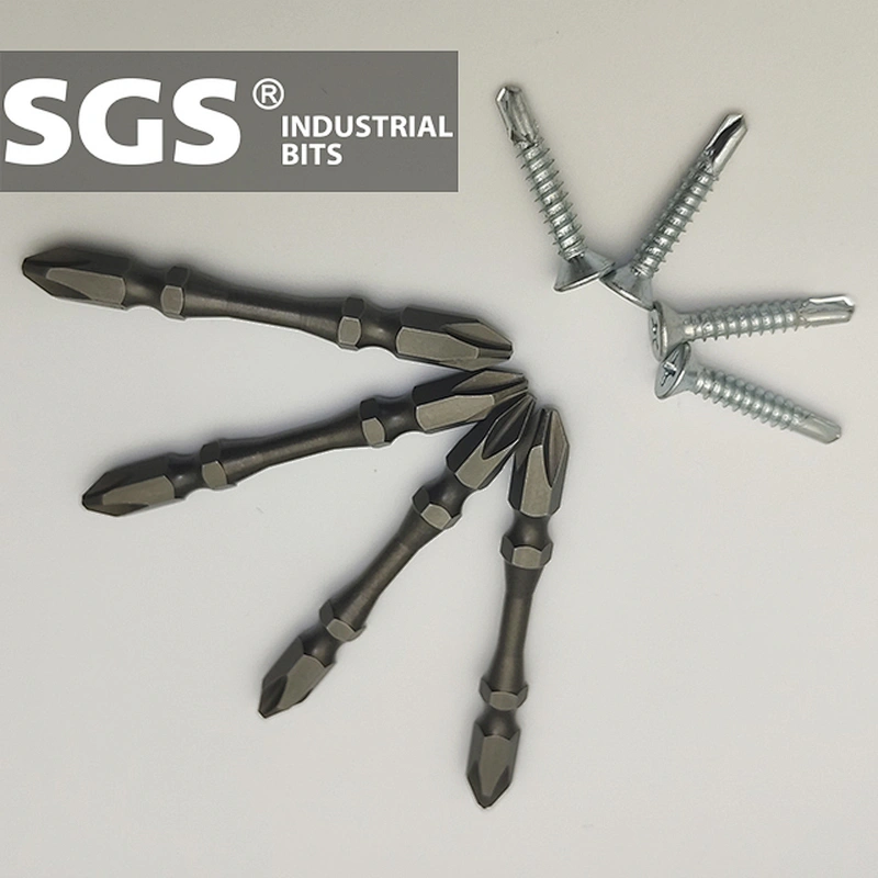 SGS 1/4inch drive screwdriver bit double end S2 screwdriver bit