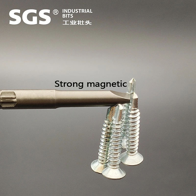 SGS source factory 4mm single-head slotted electric screwdriver Beat head strong magnetic screwdriver bit electric screwdriver S