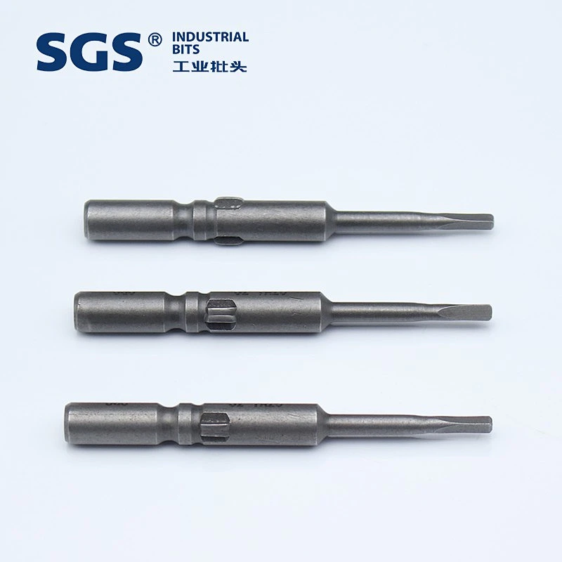 SGS factory direct sale 6mm electric triangle bit hand electric drill screwdriver bit nozzle S2 alloy steel beaten