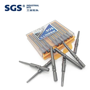 SGS factory direct sale 6mm inner hexagon electric bit electric drill screwdriver electric screwdriver bit Strong magnetic pneum