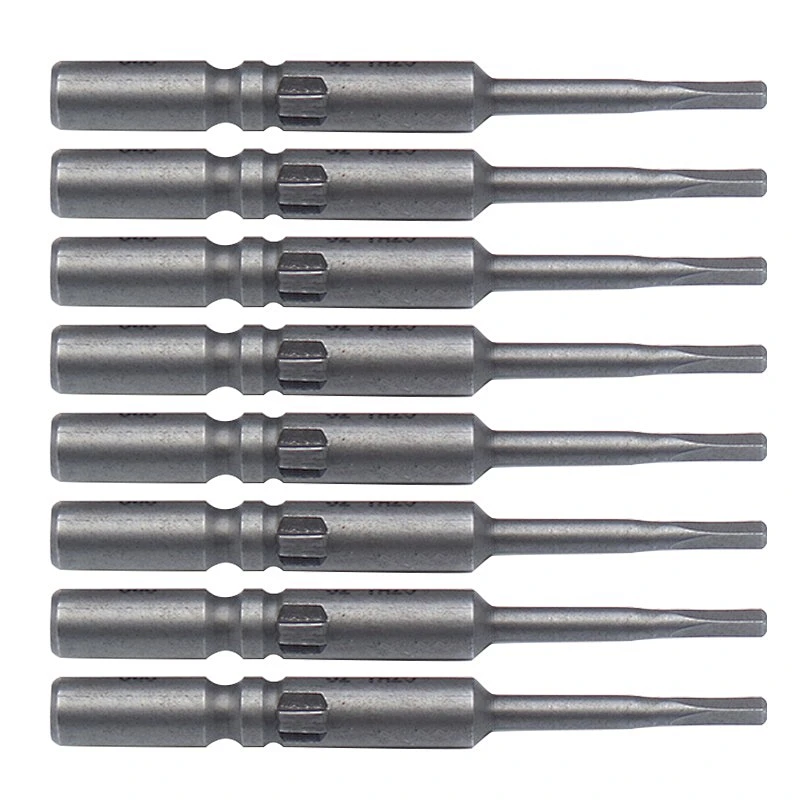 SGS factory direct sale 6mm electric triangle bit hand electric drill screwdriver bit nozzle S2 alloy steel beaten