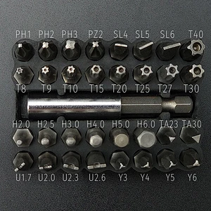 SGS industrial bit combination batch nozzle screwdriver head strong magnetic beaten electric screwdriver head set wind batch ext