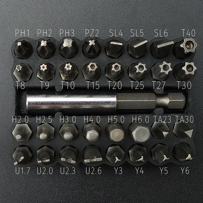 SGS industrial bit combination batch nozzle screwdriver head strong magnetic beaten electric screwdriver head set wind batch ext