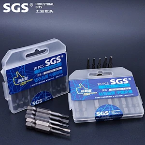 SGS factory direct sale electric triangle bit hand electric drill screwdriver bit nozzle S2 alloy steel beaten ta screwdriver
