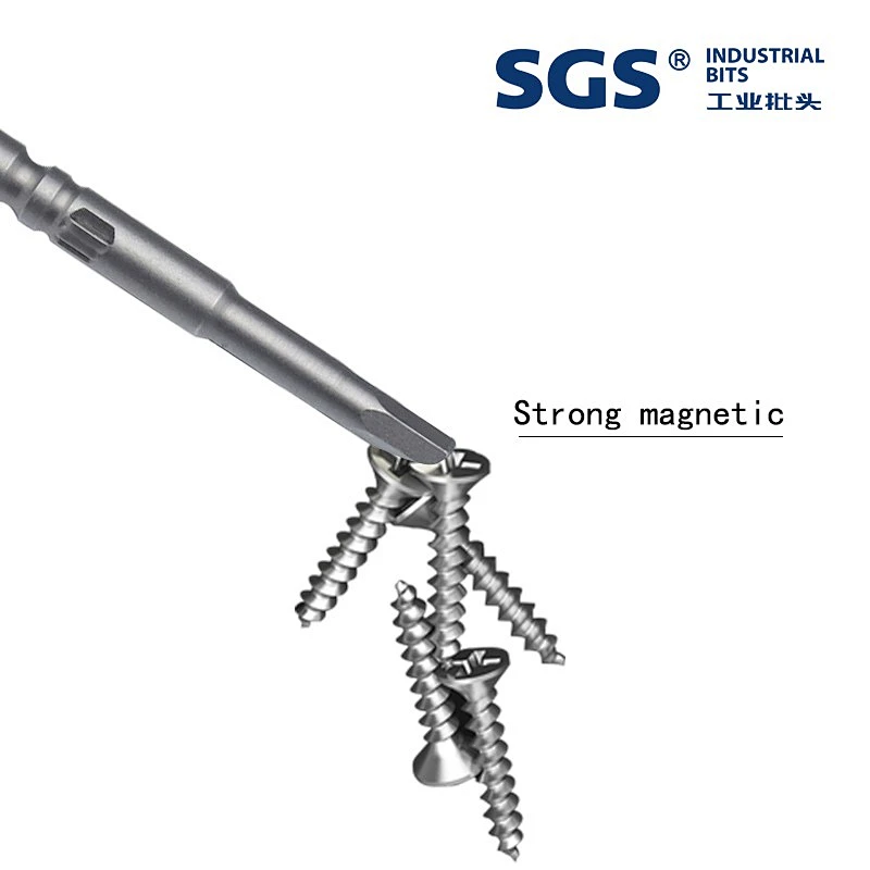 SGS factory direct sale 6mm inner hexagon electric bit electric drill screwdriver electric screwdriver bit Strong magnetic pneum