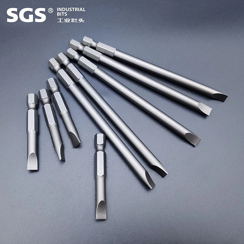 SGS 1/4 hexagonal pole electric screwdriver S2 Windmill batch tip screwdriver combination set with single head one-character cap