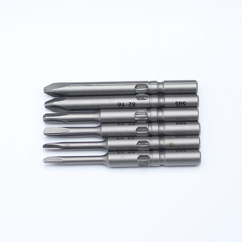 SGS factory direct sale 6mmY-shaped electric screwdriver  electric drill bit, screwdriver bit strong magnetic screwdriver