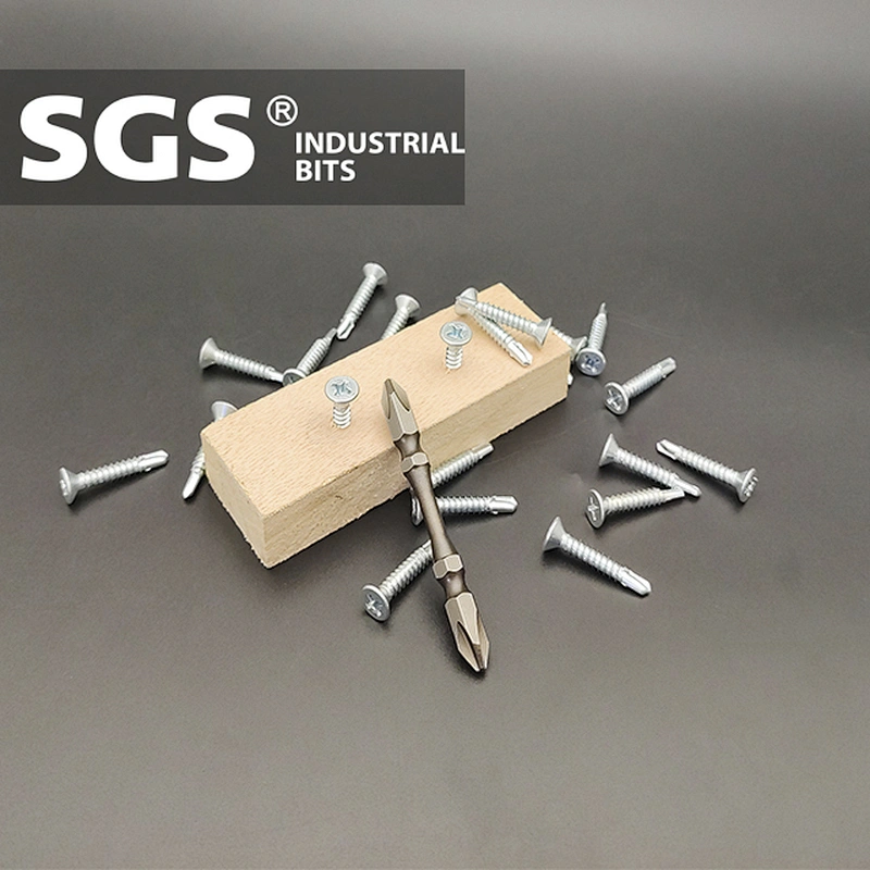 SGS 1/4inch drive screwdriver bit double end S2 screwdriver bit