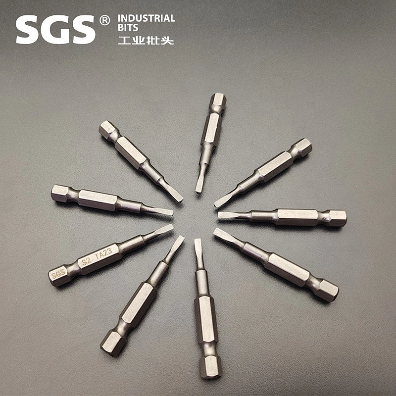 SGS factory direct sale electric triangle bit hand electric drill screwdriver bit nozzle S2 alloy steel beaten ta screwdriver