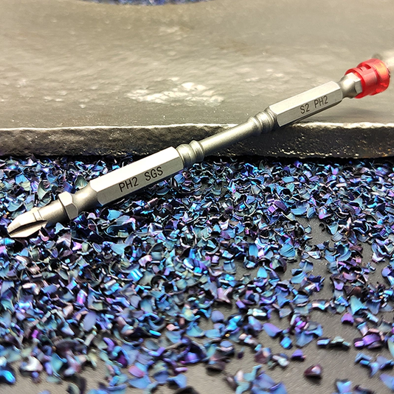 S2 steel double head screwdriver bit ring electric screwdriver bit set