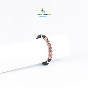polygon beaded bracelet