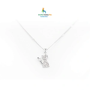 charm cat necklace
