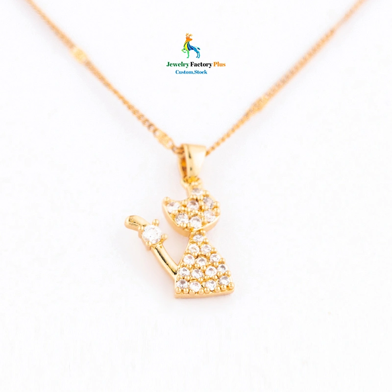 charm cat necklace
