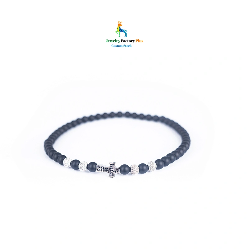 cross bead bracelet