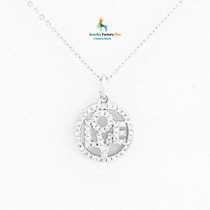 love circle necklace