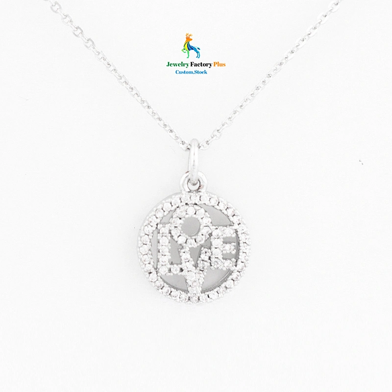 love circle necklace