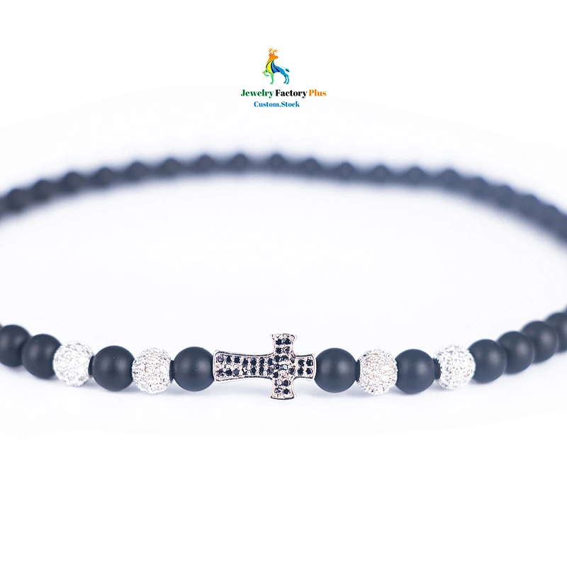 cross bead bracelet