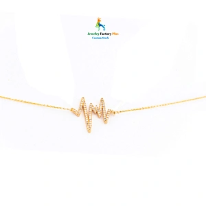 heart beat necklace