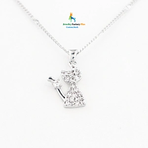charm cat necklace