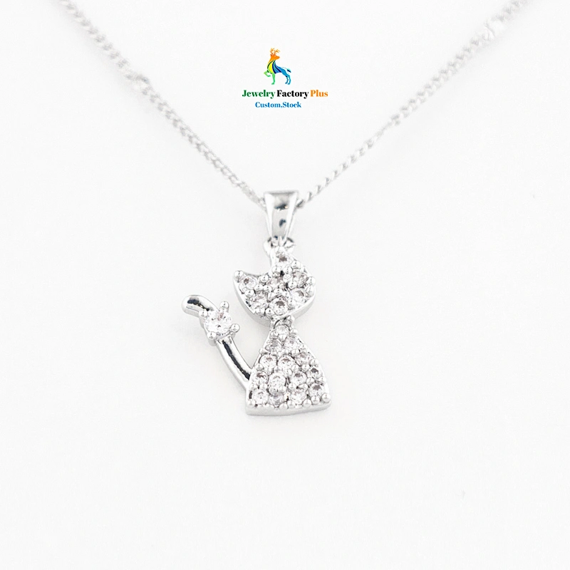 charm cat necklace