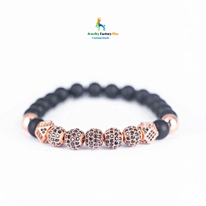 polygon beaded bracelet
