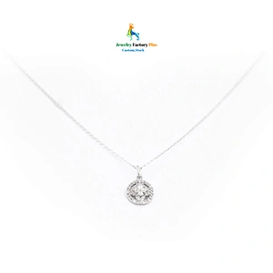 round hollow necklace