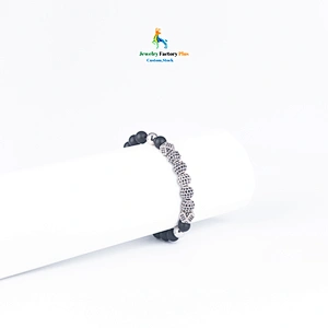 polygon beaded bracelet