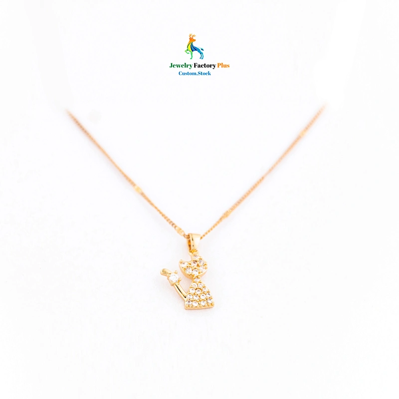 charm cat necklace