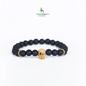 skull charm bracelet