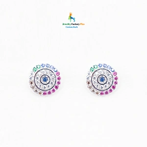 round stud earrings