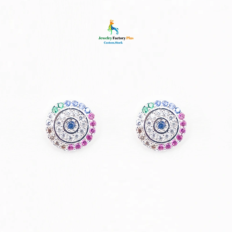round stud earrings