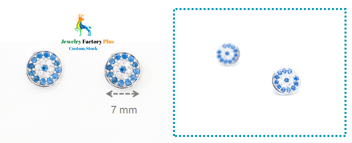 round stud earrings