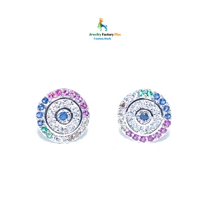round stud earrings