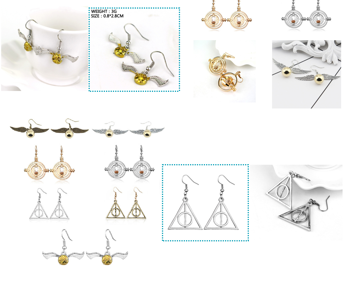 harry potter earrings