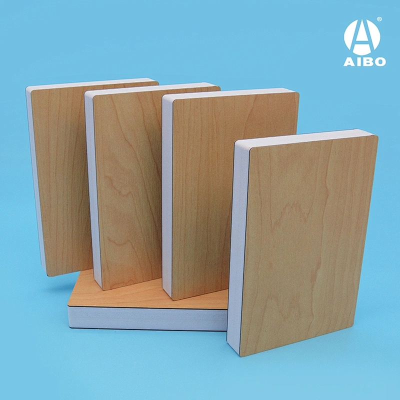 AIBO Newest  Laminated PVC Board for Furniture and Interior Decoration