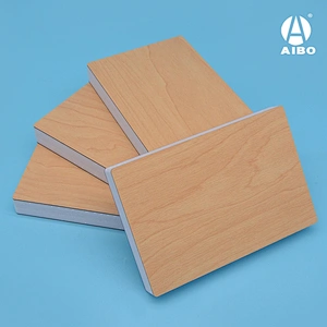 AIBO Newest  Laminated PVC Board for Furniture and Interior Decoration