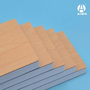 AIBO Newest  Laminated PVC Board for Furniture and Interior Decoration