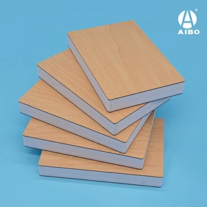 AIBO Newest  Laminated PVC Board for Furniture and Interior Decoration