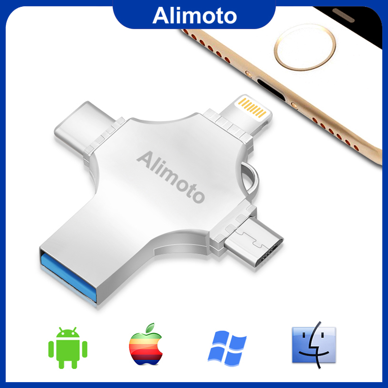 Mobile Phone USB Flash Drive USB 2.0 For Andriod And iOS Systems