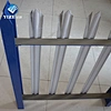 Powder coated palisade fence