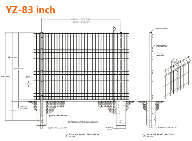 welded folding fence
