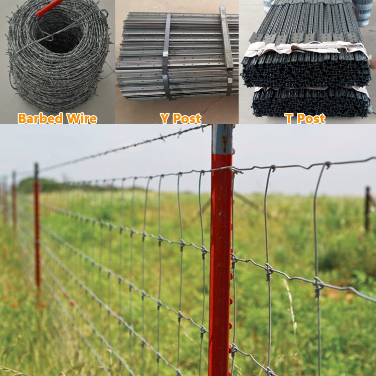 hot dip galvanized field fence