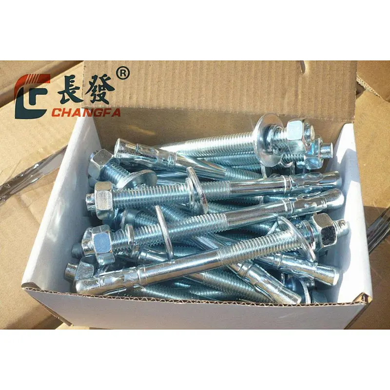 wedge anchor with nuts and bots