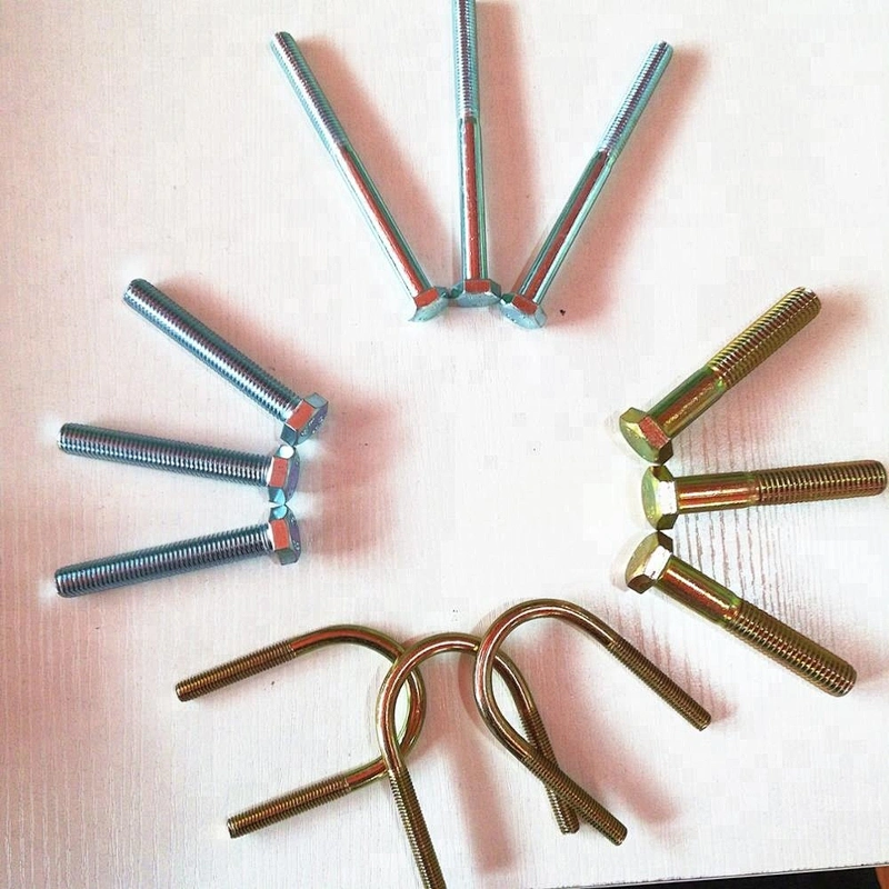 galvanized and plain din933 din931 hex bolts from China