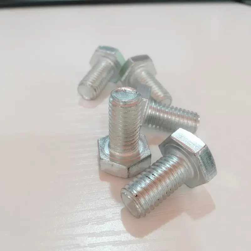 HDG zinc plating, black hex bolts from yongnian
